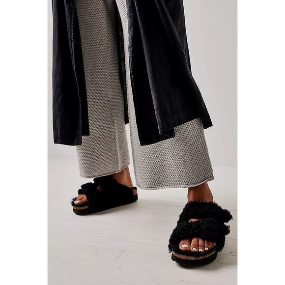 Birkenstock Arizona Teddy Shearling Sandals Size 41 - Picture 1 of 10
